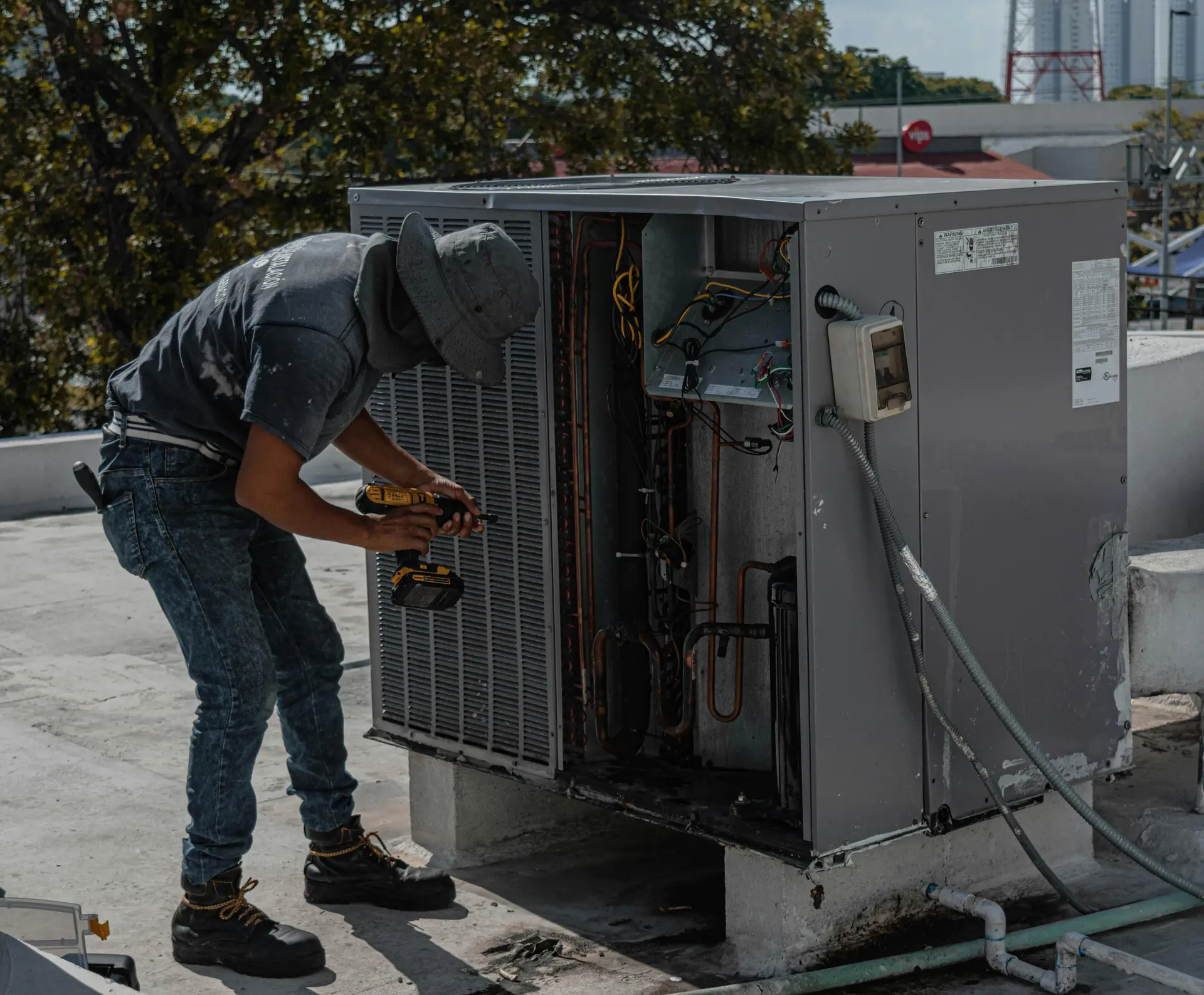 AC Maintenance During High Wind Storms