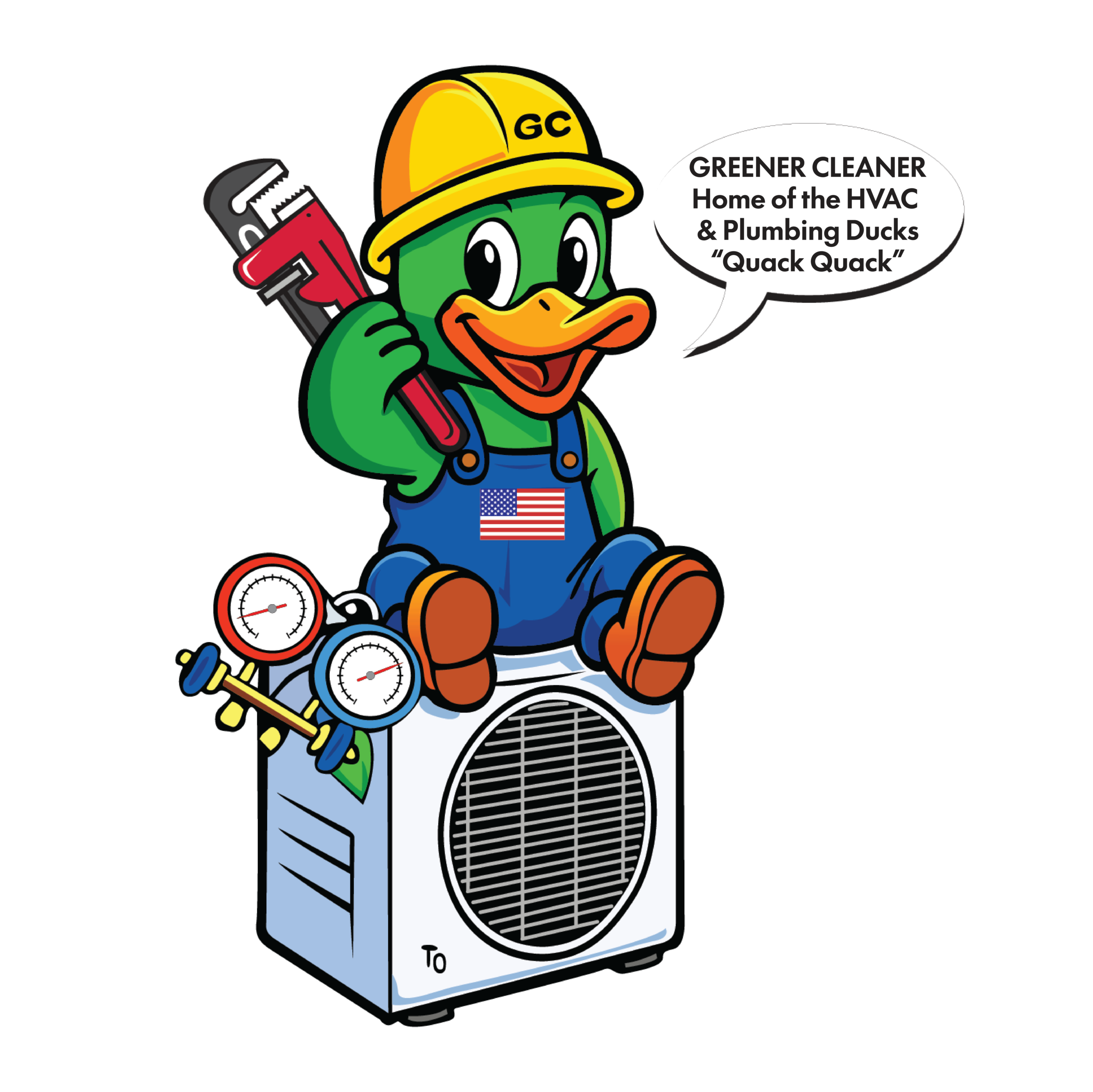 Greener Cleaner Mascot