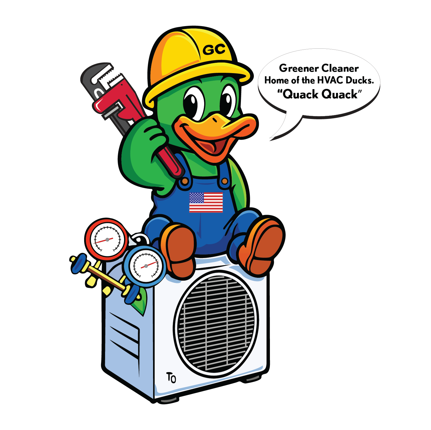 Greener Cleaner Mascot
